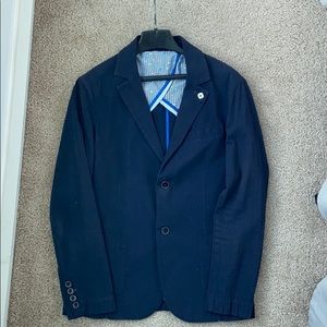 Individual Blue 2 Button Jacket